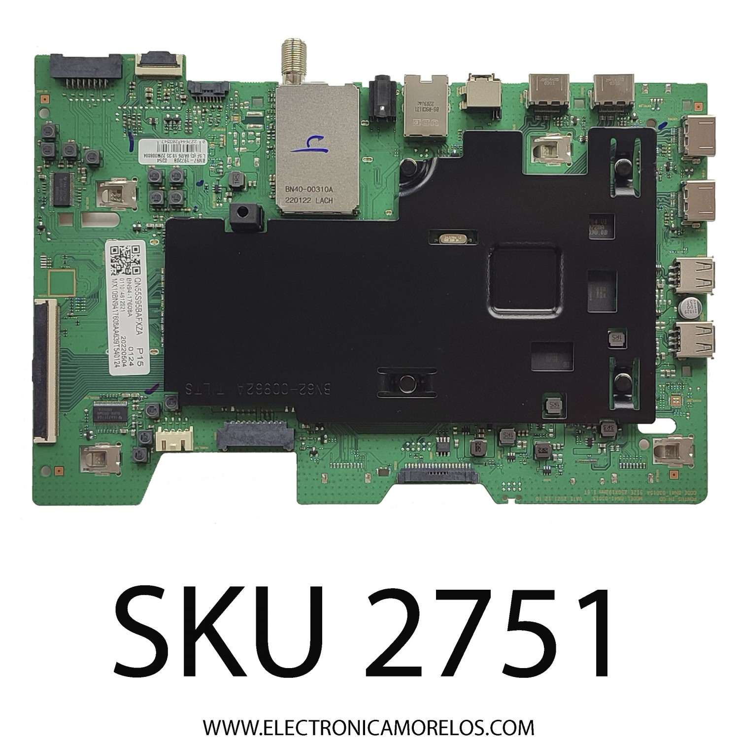 MAIN PARA TV SAMSUNG / NUMERO DE PÁRTE BN94-17608A / BN41-03015A / BN97-19720B / BN9417608A / PANEL CY-AB055FLLV1H / MODELO QN55S95BAFXZA FA01	